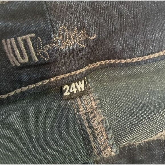 Kut From The Kloth Womens Jeans Baby Bootcut Size 24W Dark Wash Blue  NWT - Picture 10 of 13